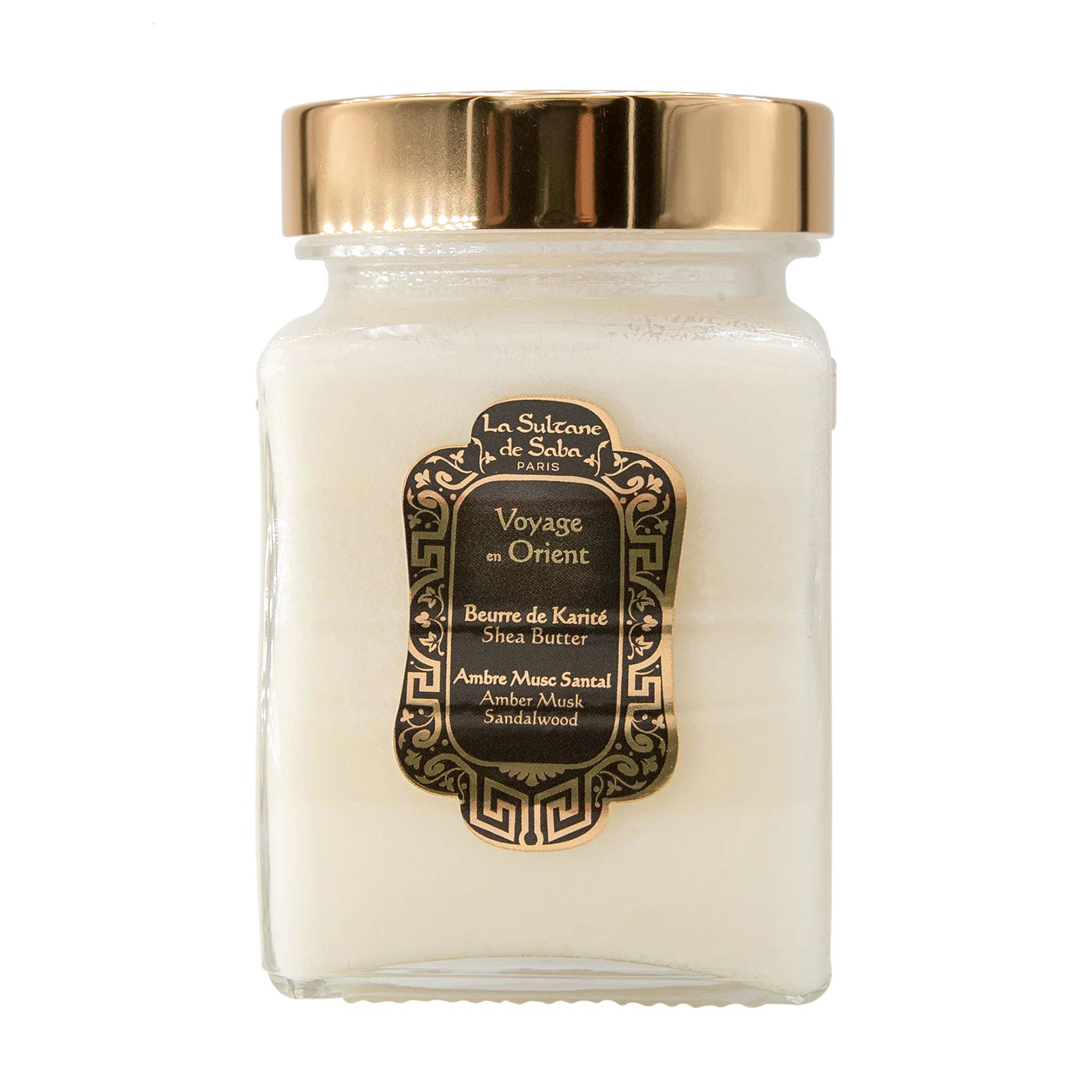 Масло каріте для обличчя, тіла та волосся La Sultane de Saba Shea Butter Амбра, мускус та сандал, 300 мл