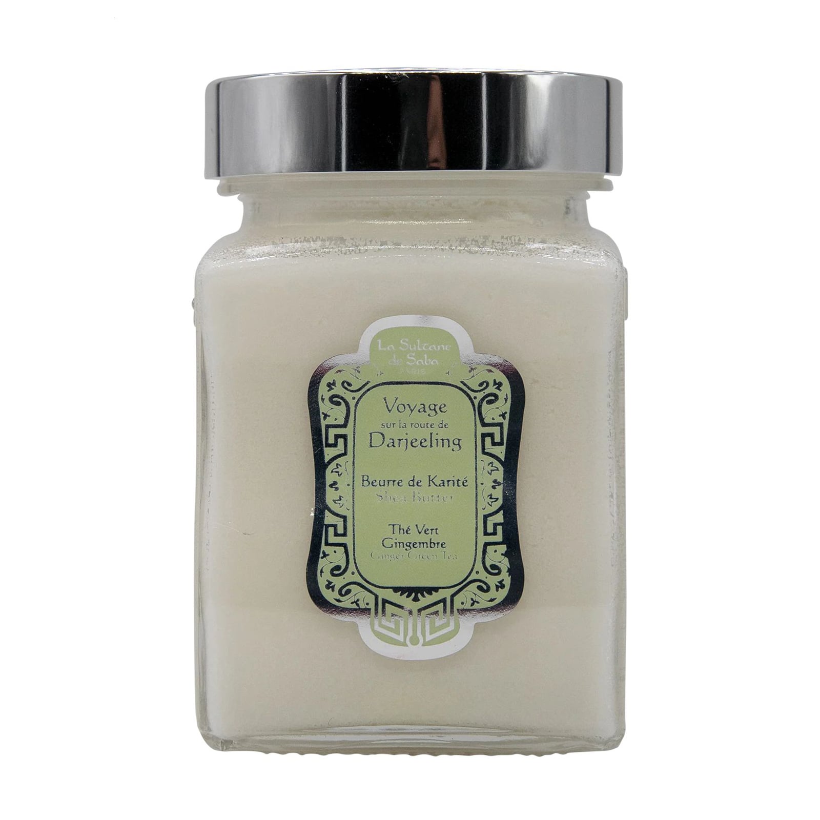 Масло каріте для обличчя, тіла та волосся La Sultane de Saba Shea Butter Зелений чай та імбир, 300 мл